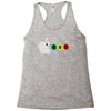 apple mac man Racerback Tank
