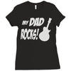 my dad rocks Ladies Fitted T-Shirt