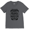 Super Cool Pawpaw Of A Freaking Awesome Daughter V-Neck Tee