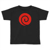 uzumaki clan symbol crest   otaku cosplay anime fan naruto gift expo t Toddler T-shirt