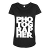 gift for photographer Maternity Scoop Neck T-shirt