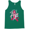 breast cancer awareness hope ribbon heart Tank Top