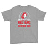 american by birth redhead by the grace of god Youth Tee