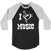 i love music 3/4 Sleeve Shirt