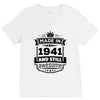 Made In 1941 And Still Awesome V-Neck Tee