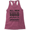 all men are created equal january Racerback Tank