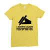 i have my own font Ladies Fitted T-Shirt