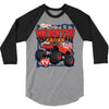 Off Road Monstre Truck 3/4 Sleeve Shirt