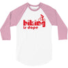 biking is dope 3/4 Sleeve Shirt
