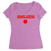 bangladesh international team national country Women's Triblend Scoop T-shirt