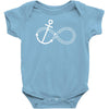 infinity knot anchor rope Baby Onesie