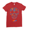 loco coco skul Ladies Fitted T-Shirt