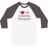 I Love My Boyfriend 3/4 Sleeve Shirt