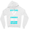 god found autism dad Zipper Hoodie