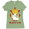 Super Saiyan Goku DBZ Ladies Fitted T-Shirt