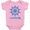 shirt steuerrad yacht boot ship sailing captain segeln kapit&auml;n Baby Onesie
