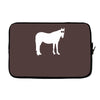 staring horse Laptop sleeve