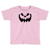 evil pumpkin face halloween costume Toddler T-shirt