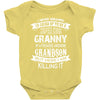 Super Cool Granny Of A Freaking Awesome Grandson Baby Onesie