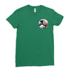 Great Wave Of Kanagawa Hokusai Pocket Ladies Fitted T-Shirt