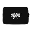 never surrender Laptop sleeve