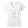 never trust an atom Women's V-Neck T-Shirt