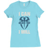 i can  i will Ladies Fitted T-Shirt