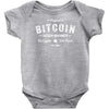 Bitcoin Satoshi Nakamoto In Crypto We Trust Baby Onesie