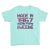 made in 1967 50 years of being awesome Youth Tee