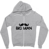 big man little man Zipper Hoodie