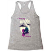 to the moon and back Racerback Tank