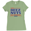 vote deez nuts Ladies Fitted T-Shirt