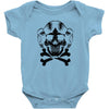 space princess skull Baby Onesie