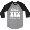 little miss cottontail cute bunny easter 3/4 Sleeve Shirt