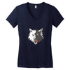 KING OF THE WOLF Women's V-Neck T-Shirt