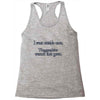 i went outsude once Racerback Tank