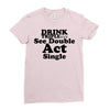 drink triple Ladies Fitted T-Shirt