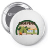 camping Pin-back button