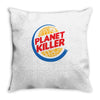 planet killer Throw Pillow