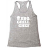 bbq grill chef Racerback Tank