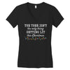 the tree isn't the only getting lit this christmas Women's V-Neck T-Shirt