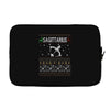 sagittarius christmas ugly sweater Laptop sleeve