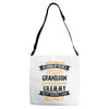 Super Cool Grandson Of A Freaking Awesome Grammy Adjustable Strap Totes