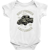 built stronger Baby Onesie