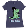 tee rex Ladies Fitted T-Shirt
