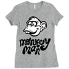 monkey man Ladies Fitted T-Shirt
