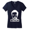 bitch Women's V-Neck T-Shirt