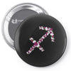 violet sagitarius Pin-back button