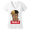 xxxtentacion Women's V-Neck T-Shirt