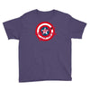 deadpool was here (captain america) Youth Tee